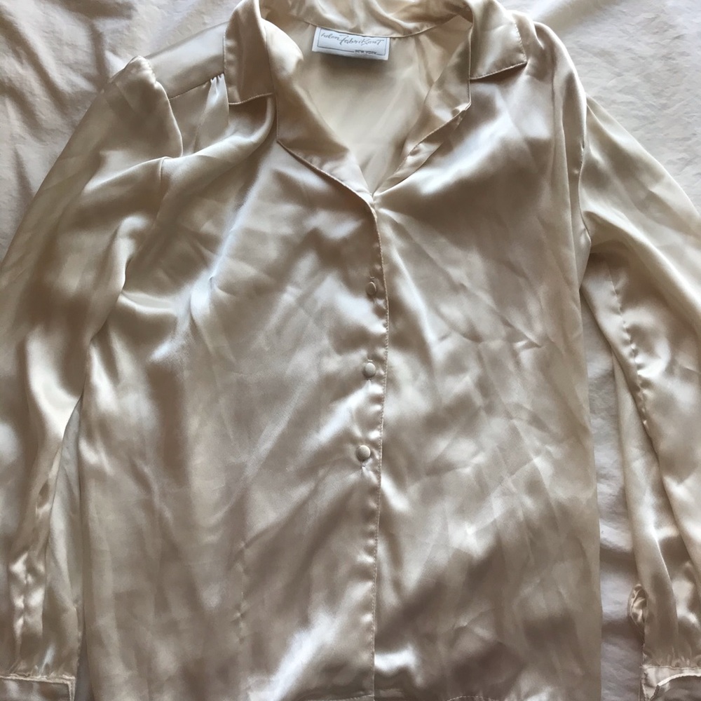 Gold Long Sleeve Button Up